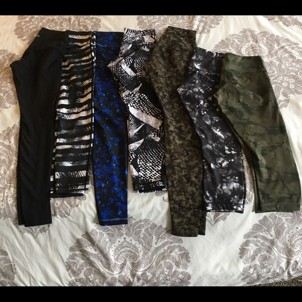 EUC LULULEMON Crops & Full length